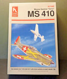 1:48 Morane-Saulnier MS 410 model airplane kit box with Swiss decals