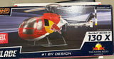 Brand New Blade 130 X Red Bull BO-105 CB RC Helicopter BNF BLH3880