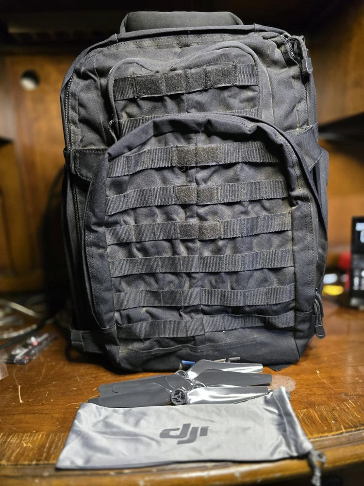 GPC Tactical Backpack for DJI Phantom 4 w/ 9450S Propellers & Manuals (No Drone)