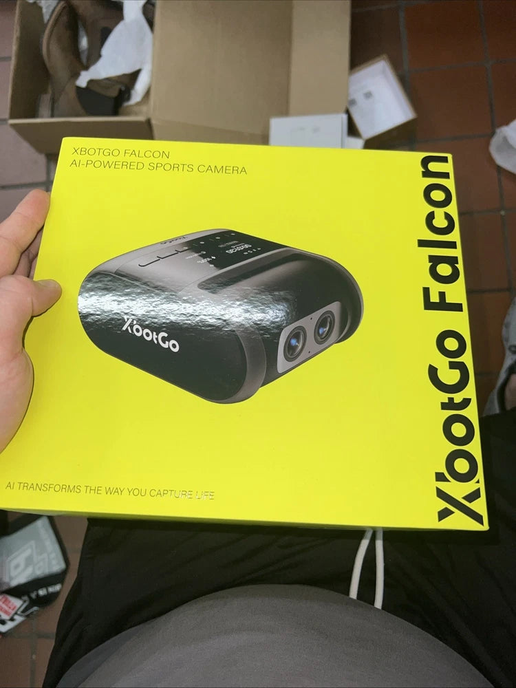 XbotGo Falcon All-in-One AI Action Camera, 4K Auto Tracking Sport Camera for Soc