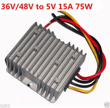 Waterproof Converter Regulator Step Down Power Supply 36V/48V to 5V 15A 75W