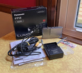 Panasonic Lumix DMC FP2 Digital Camera 14MP w/ Battery + Charger & Manual in Box