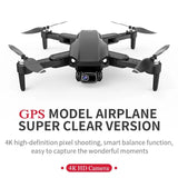4K HD dual camera drone with four propellers and front camera module