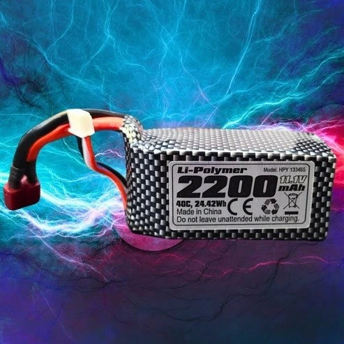 IMX19430 3S LIPO 11.1V 2200MAH 40C BATTERY: DEANS Battery
