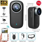 4K MINI WIFI Action Camera Thumb Sport Portable Cat Pet Camcorder Waterproof M11