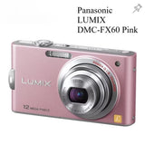 Panasonic LUMIX DMC-FX60 Compact Digital Camera 14.1MP Pink Japanese language