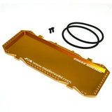 Gold rear diffuser battery mount for R31 series, with black mounting hardware and wiring