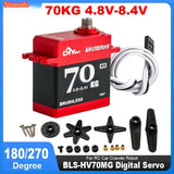 70KG High Torque 4.8-8.4V 180/270 Digital Servo Motor Waterproof for RC Car 1:8