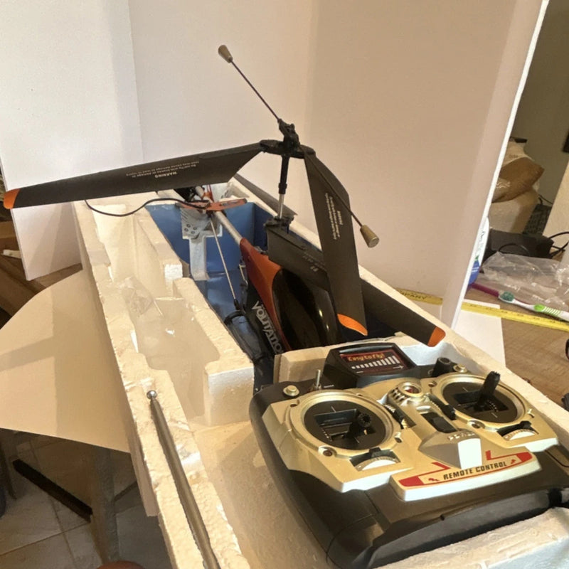 Double Horse Volitation 9088-7 3CH Electric RTR RC Helicopter Apache FOR PARTS.