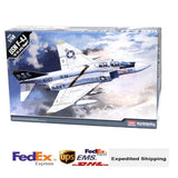 Academy 1/48 F-4J model kit box with Jolly Rogers fighter jet artwork