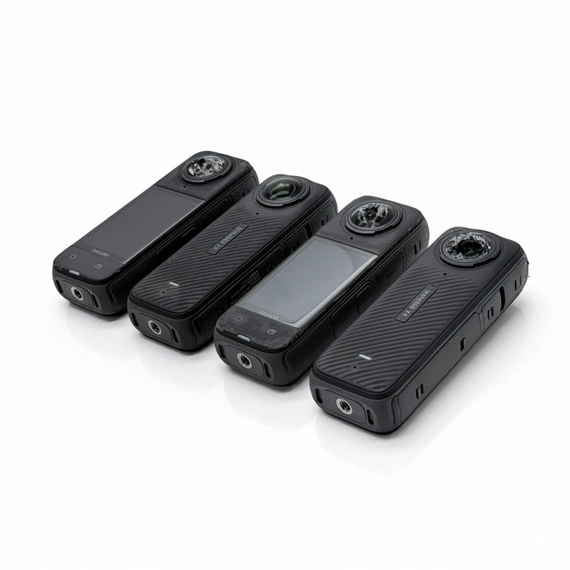 Lot of 4 - Insta360 X4 8K 360 Action Camera | Cosmetic Issues | Power on | READ
