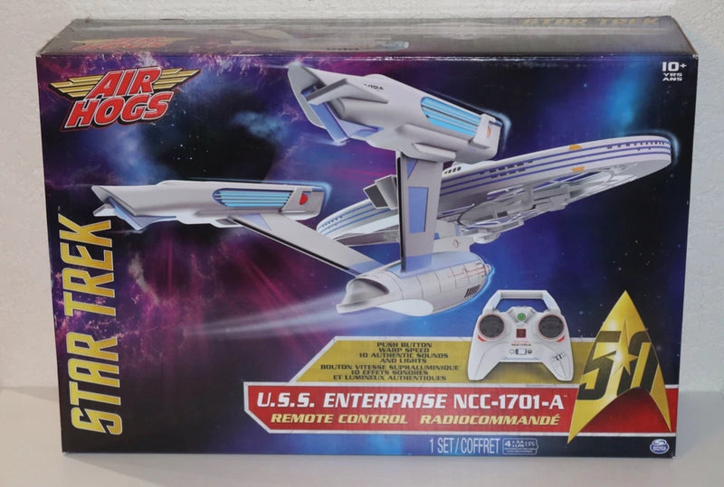 Air Hogs Star Trek USS Enterprise NCC-1701-A remote control drone in retail box