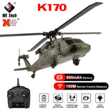 WLtoys K170 Black Hawk UH-60L RC Helicopter 4CH 2.4GHz Brushless Motor 6-Axis Gy