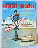 Aircraft Modeler magazine March 1972 cover with red-and-white planes and modeler