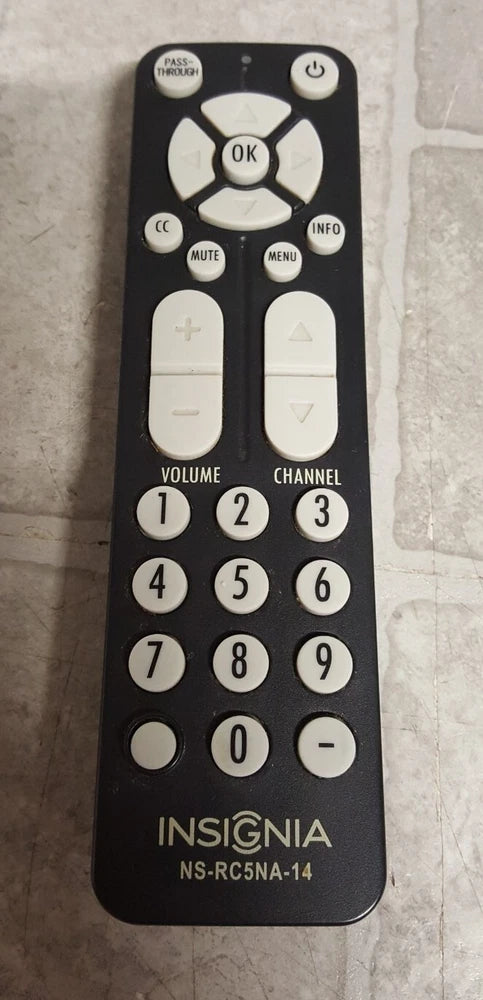 Insignia NS-RC5NA-14 Remote For Digital Analog TV Converter Box NO BATTERIES Converter