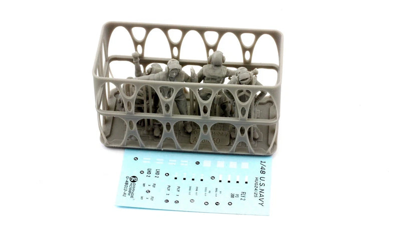 Scale model kit sprue set with instruction sheet