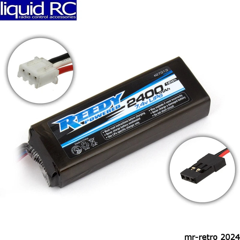Associated 27313 Reedy LiPo Pro TX/RX 2400mAh 7.4V Flat Battery