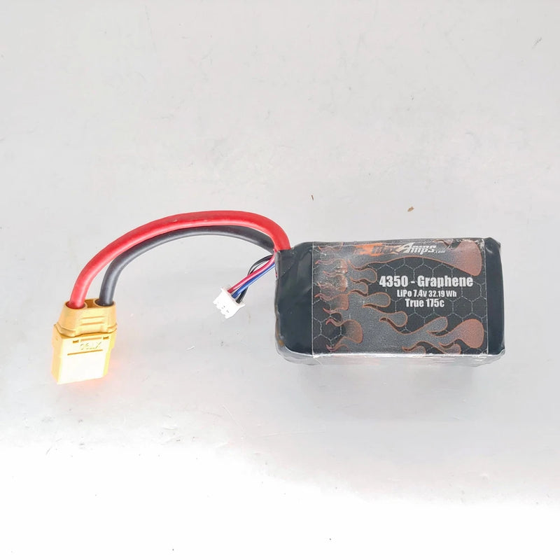 MaxAmps 4350mah Graphene 7.4v Lipo 175c (XT90) Used Battery