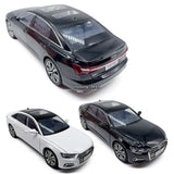 1:24 Audi A6L Model Car Diecast Toy Vehicle Doors Open Pull Back Light Sound