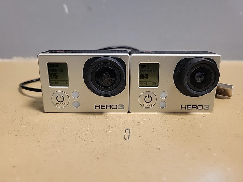 2x GoPro Hero 3 Action Camera - Silver