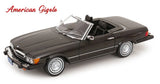 KK Scale 1:12 MERCEDES 450SL R107 USA 1979 BLACK AMERICAN GIGOLO Diecast Model