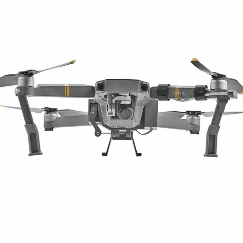 Quadcopter delivery dispenser drone with propellers and front camera module
