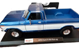 Maisto Special Edition 1979 Ford F150 Pick-Up Blue Whit 1:18 Diecast Model Truck