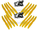 GemFan 5030 5x3 YELLOW MultiRotor propeller CW CCW Mini 250mm Quadcopter (16PCS)