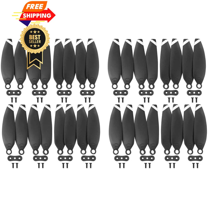 Anbee 32pcs Propellers Props Blades Spare Part for Holy Regular, Black, 4-set