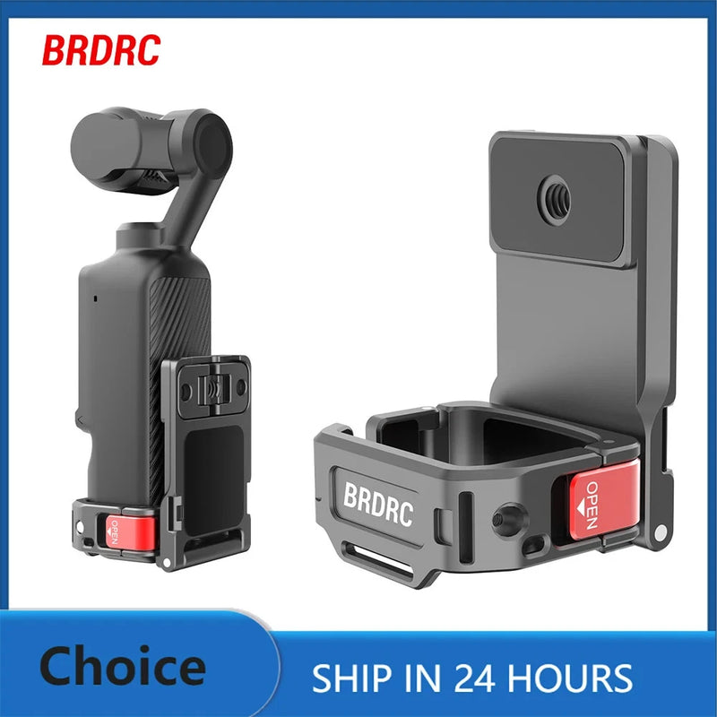 BRDRC Magnetic Adapter Frame for DJI Osmo Pocket 3 Camera Expansion Bracket Desk