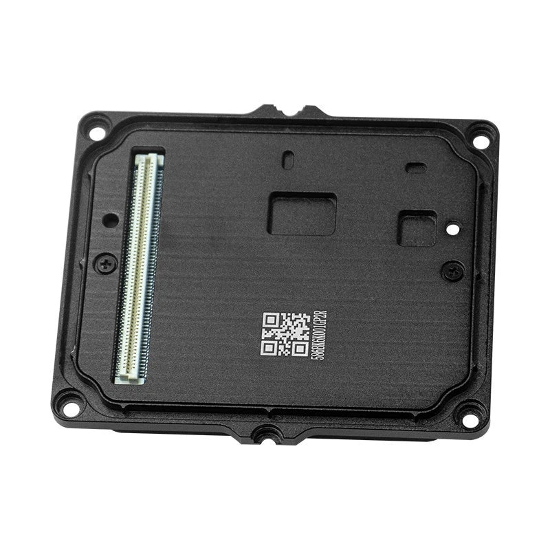 DJI T40 spray module cover with metal connector strip and mounting holes