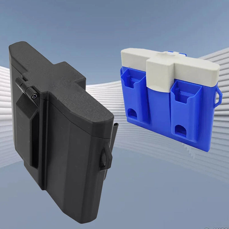 3D printed drone storage case, dark gray shell with protective compartments