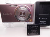 Tested and working Panasonic LUMIX DMC-FX33 Pink (with battand charger)