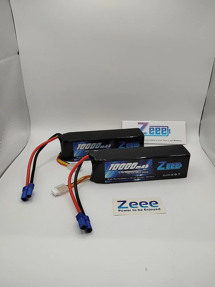 ZEEE 14.8V 10000mAh Vehicle Battery - 2 Count New