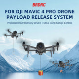 For DJI Mavic 4 pro Drone RC Air Dropper Thrower Device System Load Accessories