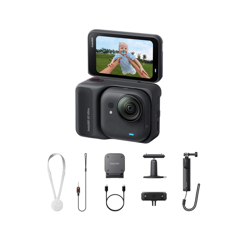 Insta360 GO Ultra Action Camera with 4K60 Video and FlowState Stabilization
