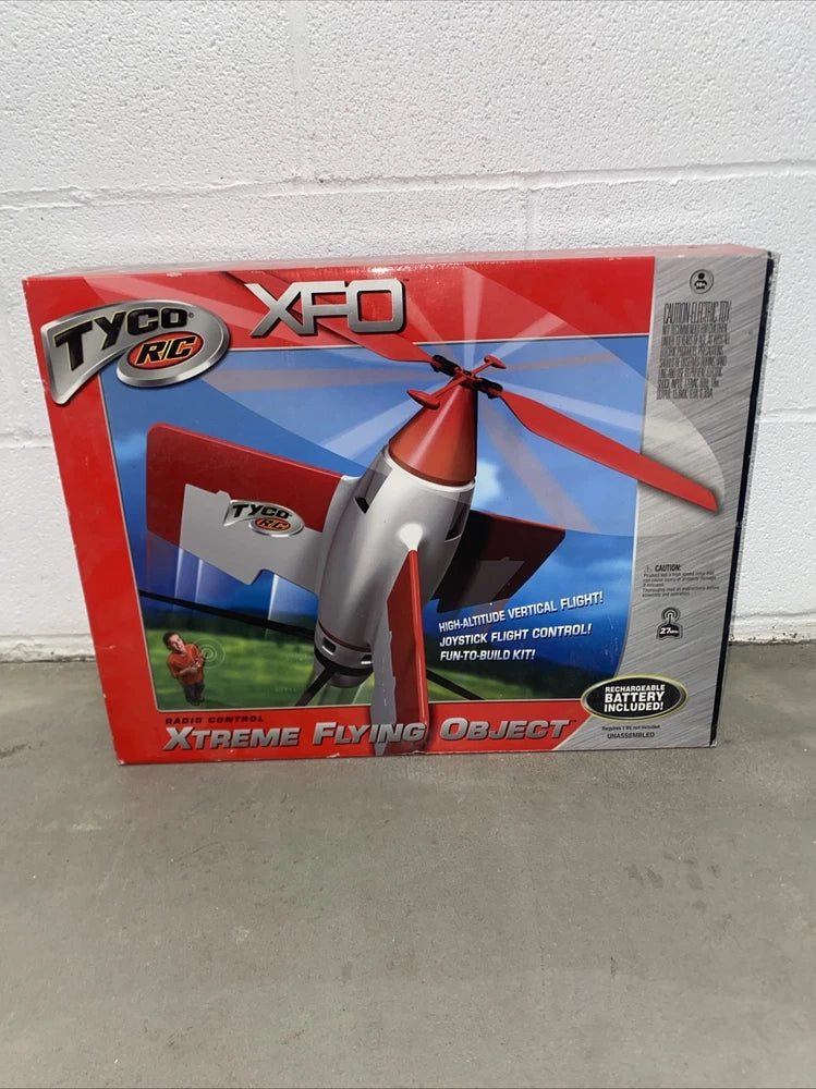 Tyco XFO R/C flying object toy in retail box