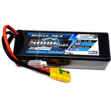 Hard-case LiPo battery pack, 5000mAh 50C, XT90 connector