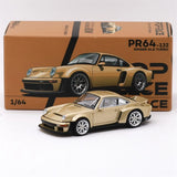 POP RACE 1:64 SINGER DLS TURBO (ROAD) - GOLD Diecast Model Car