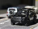 Masdi 1:64 Black LC300 Land Cruiser ORV SUV Sports Model Diecast Metal Car