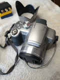 Panasonic Lumix DMC-FZ28 10.1MP Digital Camera Silver Tested Working Used VGC