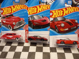 New 2026 Hot Wheels Red Edition Target Exclusive Chevy Porsche Mclaren Boxship