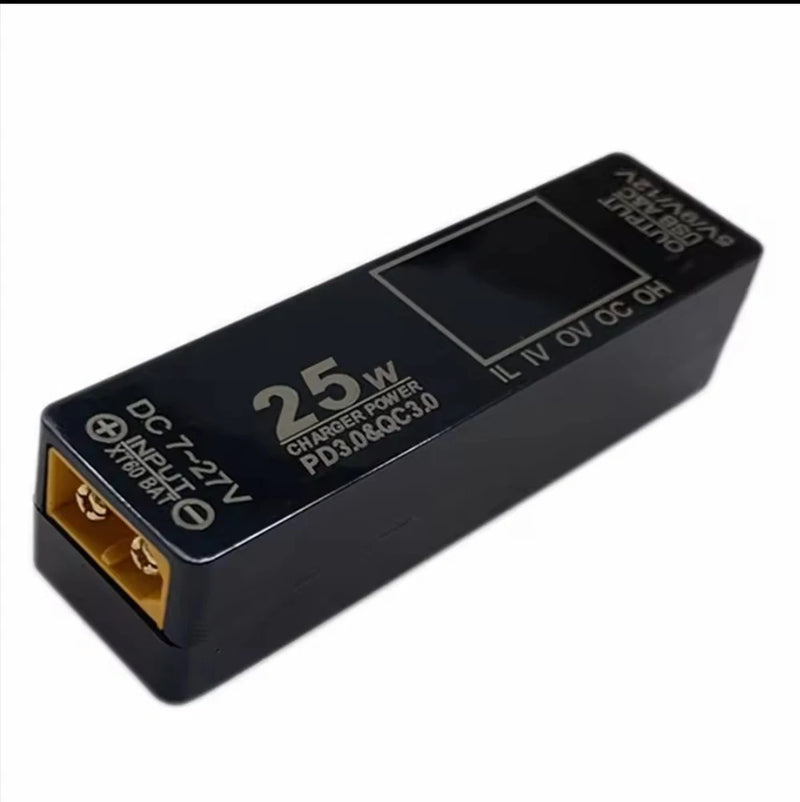 XT60 To PD3.0 Lipo Battery Quick Charger Overload Short Circuit Protection Converter