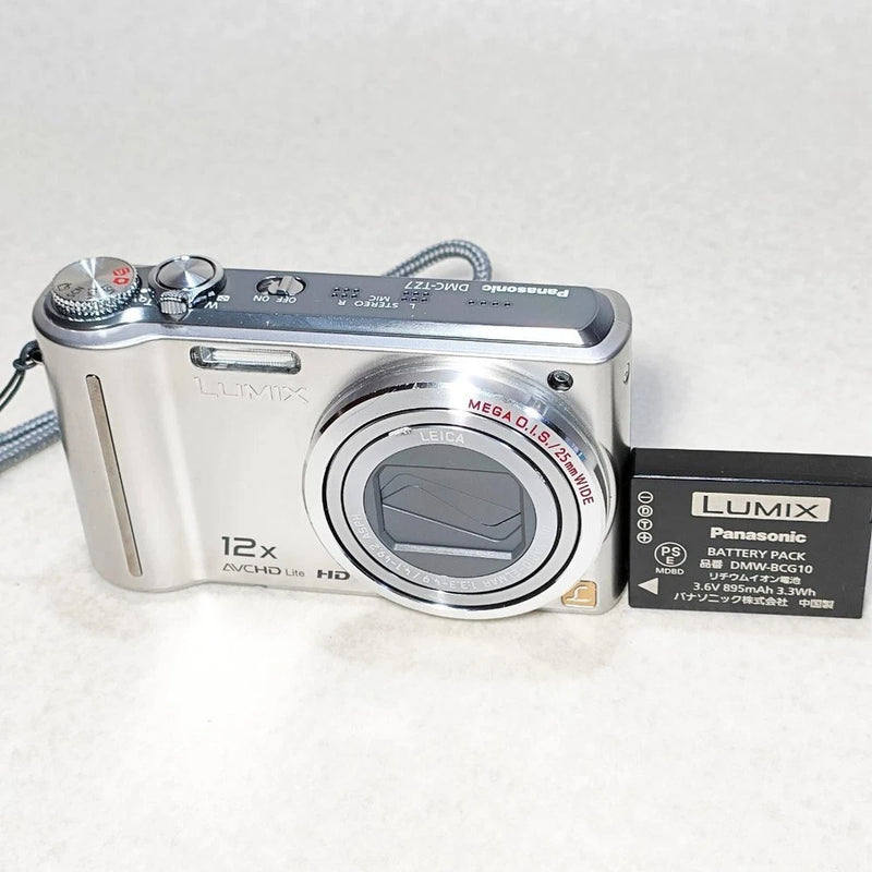 Panasonic LUMIX DMC-TZ7 Compact Digital Camera with Battery and Strap from Japan