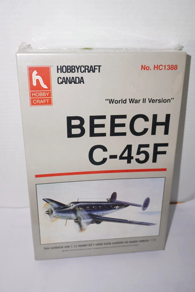Hobbycraft Beech C-45F WWII 1/72 model kit box, No. HC1388, World War II Version