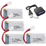 3.7V 380mAh LiPo Battery XH2.54 plug for Hubsan X4 H107 Series JD385 JD388 Drone