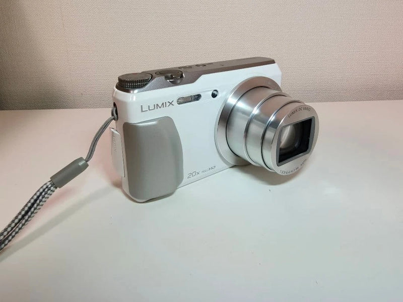 Panasonic LUMIX DMC-TZ55 White Compact Digital Camera 20x Zoom Full HD Video