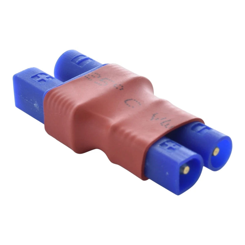 (1) No Wires Connector: Male EC2 to Female EC3 Lipo Battery Adapter
