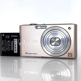 Panasonic Panasonic LUMIX DMC-FX66 Gold Digital Camera #T472