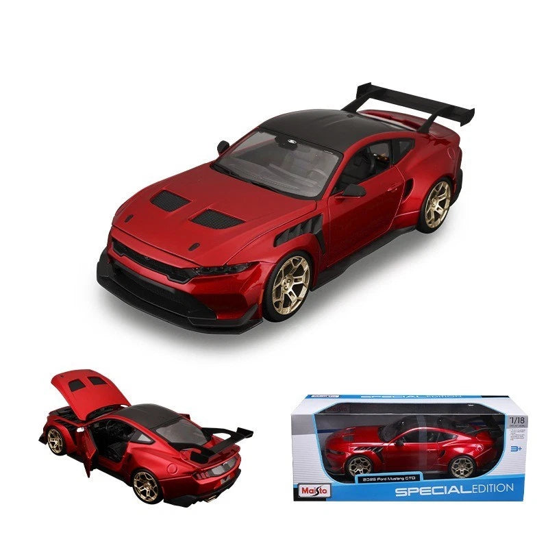 Maisto 1:18 Ford Mustang GTD Red Diecast Model Car 31468 New